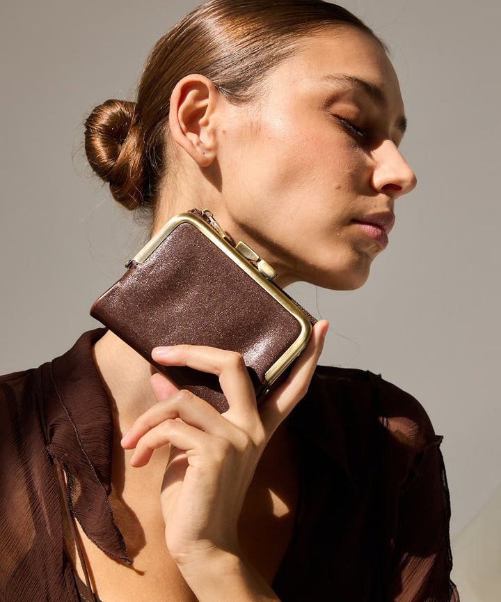 Emanuel ארנק מעור דגם ויויאן משומן