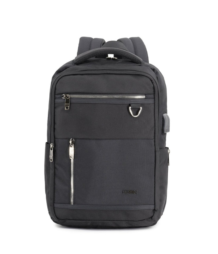 FERRINI תיק גב ללפטופ 15.6" בשחור - תיק התיקיםFERRINIתיקים