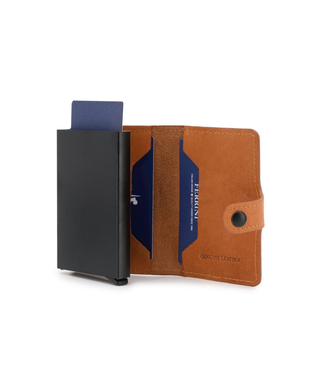 FERRINI ארנק כרטיסים נשלפים קומפקטי - תיק התיקיםFERRINIתיקים