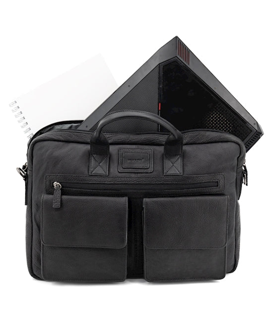 FERRINI תיק עסקים מעור כיסים - תיק התיקיםFERRINIתיקים