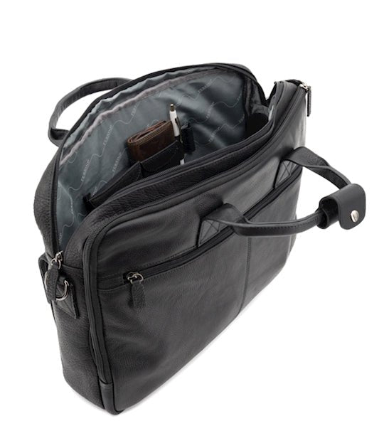 FERRINI תיק עסקים מעור כיסים - תיק התיקיםFERRINIתיקים