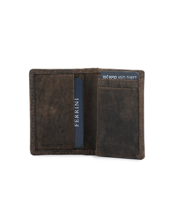 ארנק מגנט עור וקנבס FERRINI - תיק התיקיםFerriniWallet