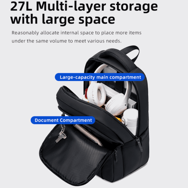 Golden Wolf תיק גב למחשב 15.6" - תיק התיקיםGolden Wolfתיקי מחשב