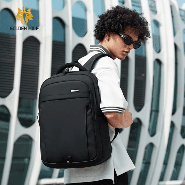 Golden Wolf תיק גב למחשב 15.6" - תיק התיקיםGolden Wolfתיקי מחשב