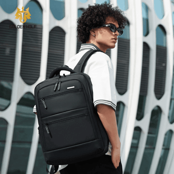 Golden Wolf תיק גב למחשב 15.6" - תיק התיקיםGolden Wolfתיקי מחשב