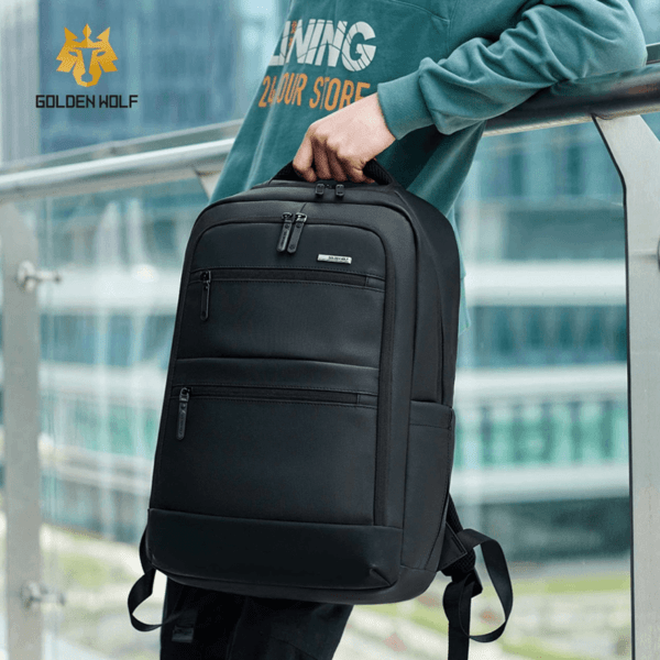 Golden Wolf תיק גב למחשב 15.6" - תיק התיקיםGolden Wolfתיקי מחשב