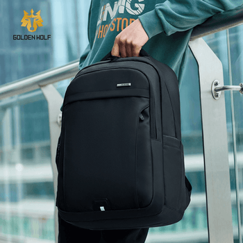 Golden Wolf תיק גב למחשב 15.6" - תיק התיקיםGolden Wolfתיקי מחשב