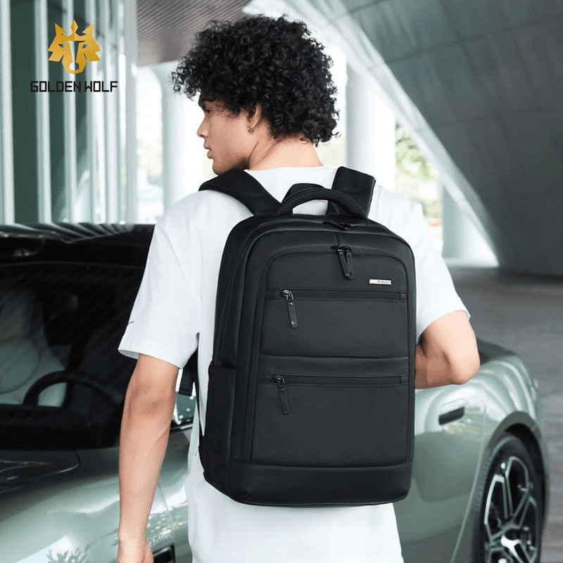 Golden Wolf תיק גב למחשב 15.6" - תיק התיקיםGolden Wolfתיקי מחשב