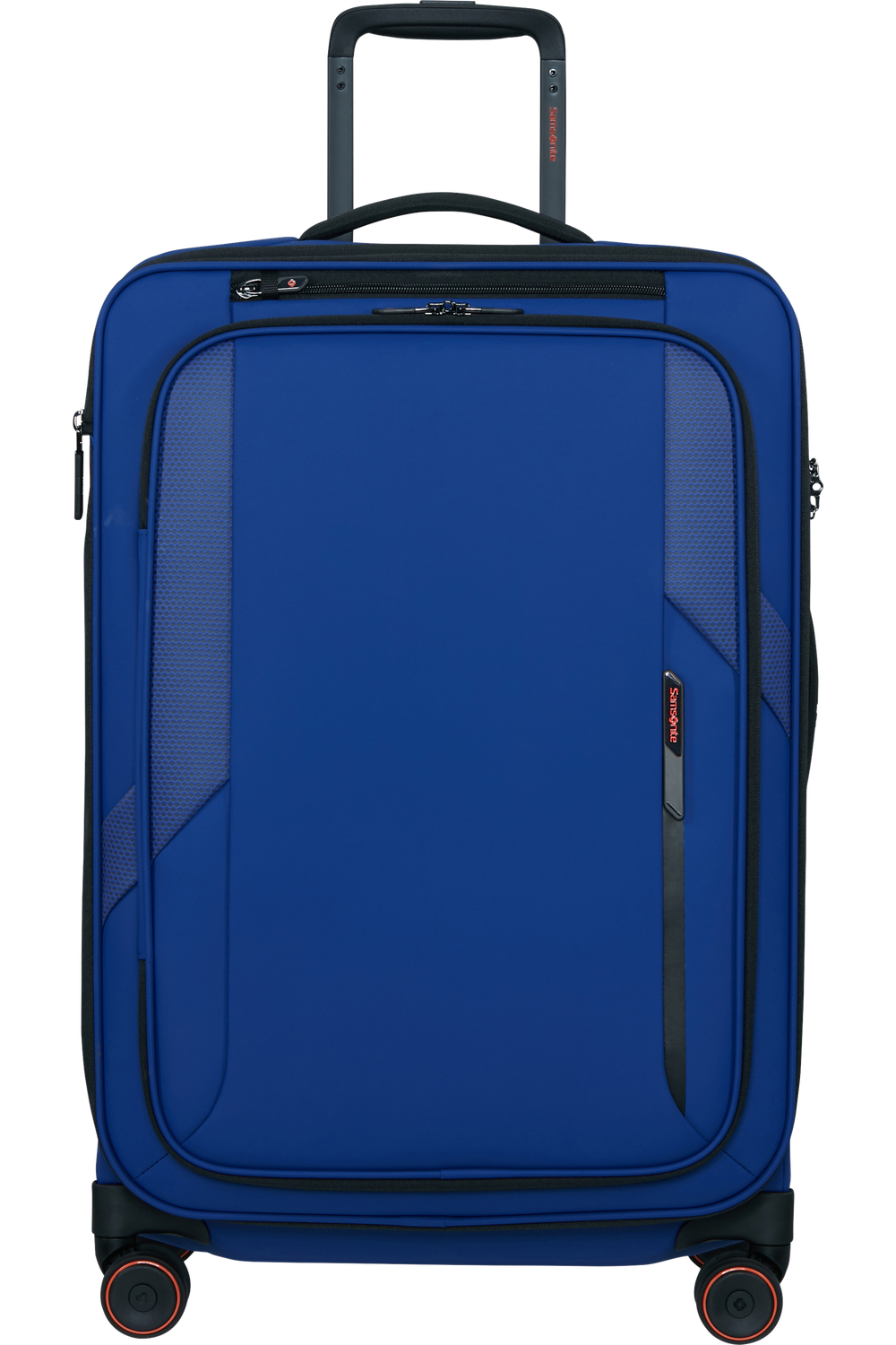Samsonite Glazed מזוודה רכה מתרחבת בינונית 67 ס״מ - כחול חשמלי