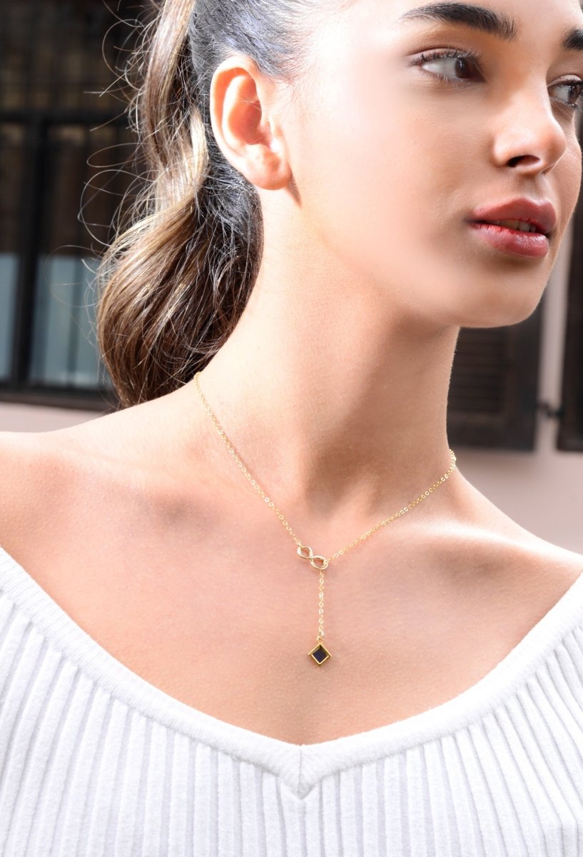 שרשרת רחל - אינפיניטי עם מעויין משובץ ננו תנ"ך - תיק התיקיםJerusalem Nano Bible