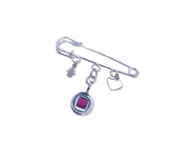 סיכת תינוק עם ננו תנ"ך - תיק התיקיםJerusalem Nano Bible