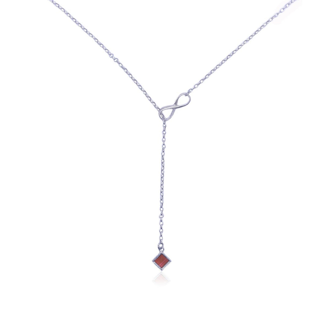 שרשרת רחל - אינפיניטי עם מעויין משובץ ננו תנ"ך - תיק התיקיםJerusalem Nano Bible