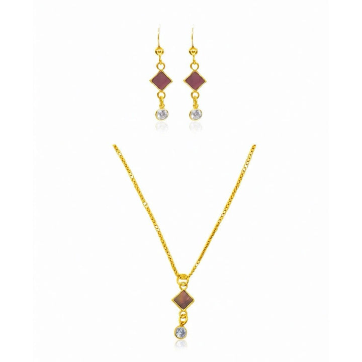 סט מרים - מעויינים עם ננו תנ״ך וזירקון - תיק התיקיםJerusalem Nano Bible Jewelry