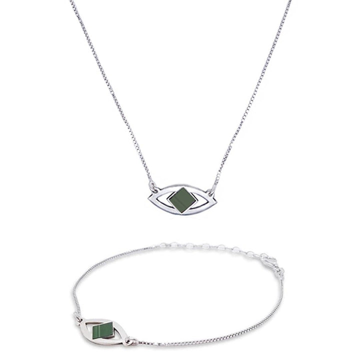 סט העין הטובה - תיק התיקיםJerusalem Nano Bible Jewelryחנות "ג'רוזלם ננו תנ"ך" היחיד שמיוצר בישראל