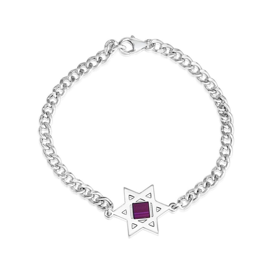 סט מגן דוד עם ננו תנ״ך - תיק התיקיםJerusalem Nano Bible Jewelry
