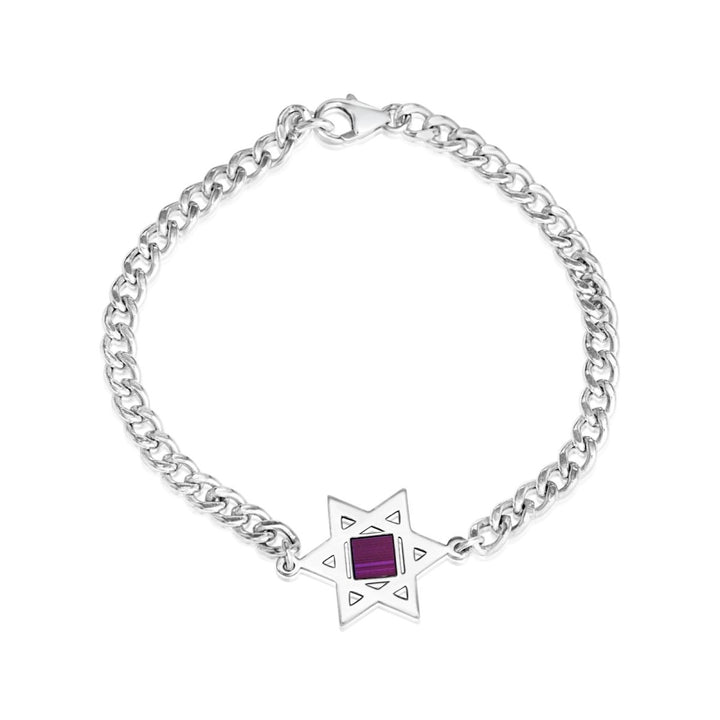 סט מגן דוד עם ננו תנ״ך - תיק התיקיםJerusalem Nano Bible Jewelry
