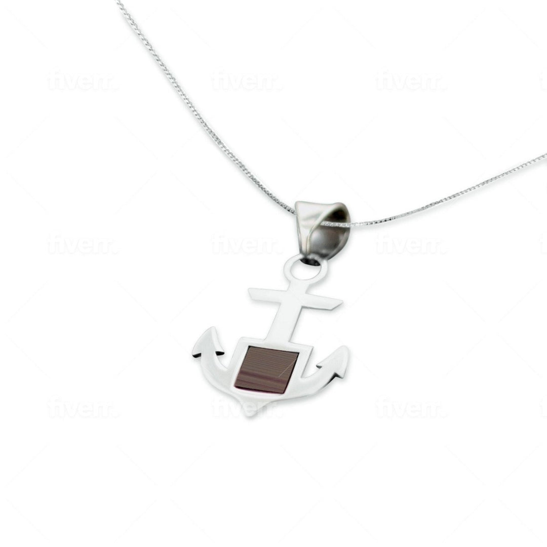שרשרת עוגן עם ננו תנ"ך - תיק התיקיםJerusalem Nano Bible Jewelryחנות "ג'רוזלם ננו תנ"ך" היחיד שמיוצר בישראל