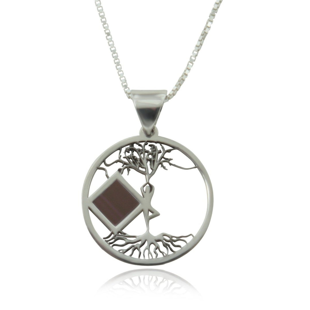 שרשרת עץ החיים עם דמות משובץ ננו תנ"ך - תיק התיקיםJNB Jewishחנות "ג'רוזלם ננו תנ"ך" היחיד שמיוצר בישראל