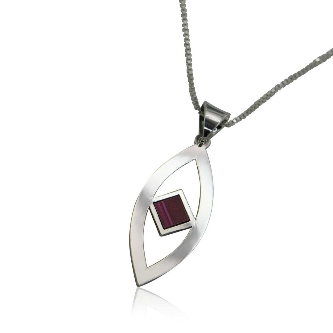 שרשרת עין עם ננו תנ"ך - תיק התיקיםJNB Jewishחנות "ג'רוזלם ננו תנ"ך" היחיד שמיוצר בישראל