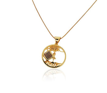 שרשרת עץ החיים עם דמות משובץ ננו תנ"ך - תיק התיקיםJNB Jewishחנות "ג'רוזלם ננו תנ"ך" היחיד שמיוצר בישראל