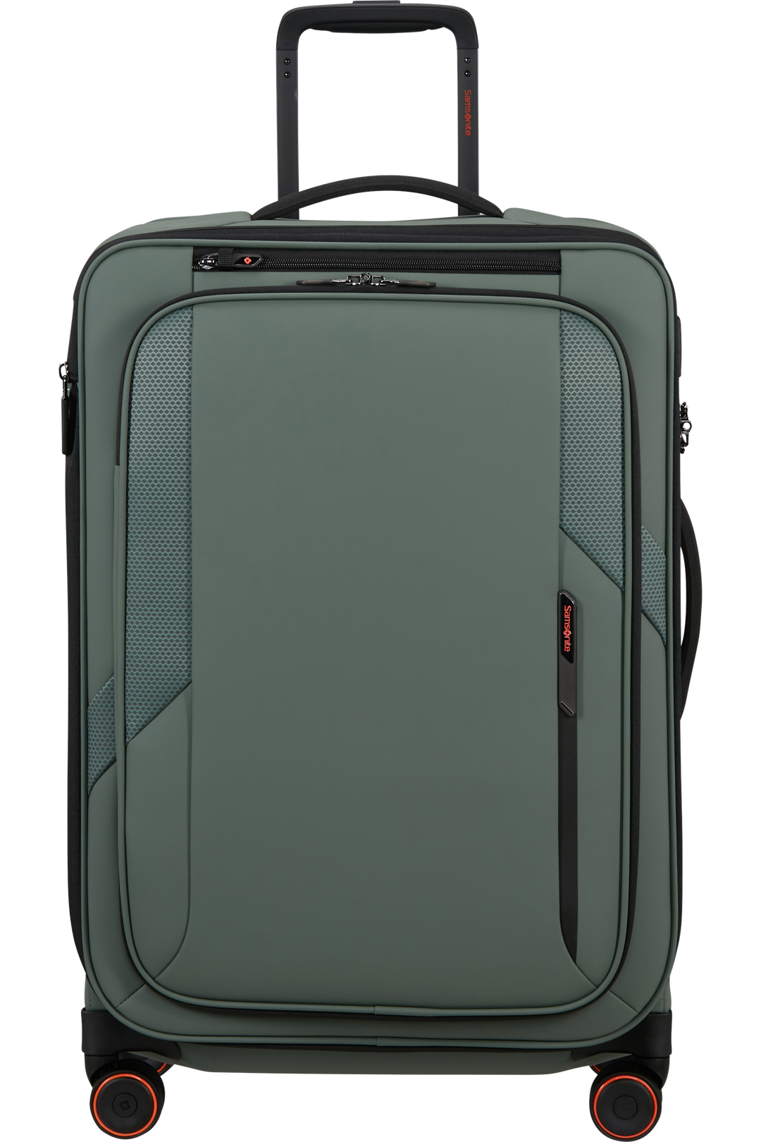 Samsonite Glazed מזוודה רכה מתרחבת בינונית 67 ס״מ - ירוק מרווה