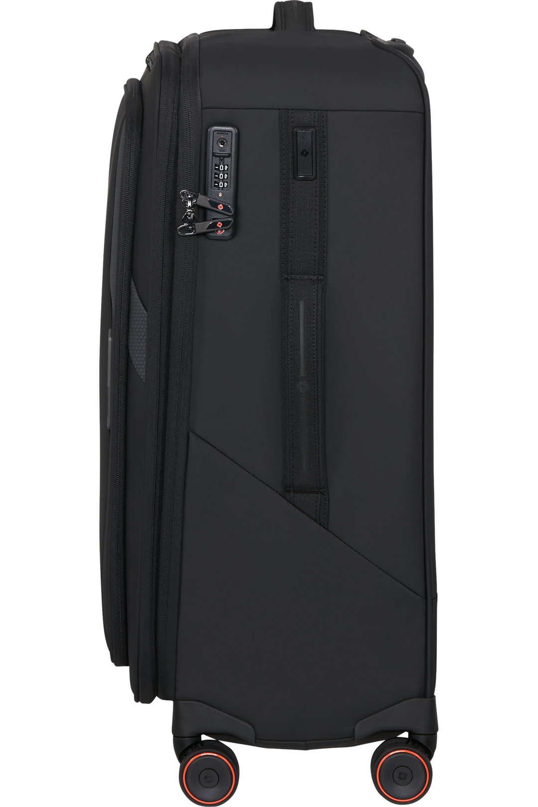 Samsonite Glazed מזוודה רכה מתרחבת בינונית 67 ס״מ - שחור