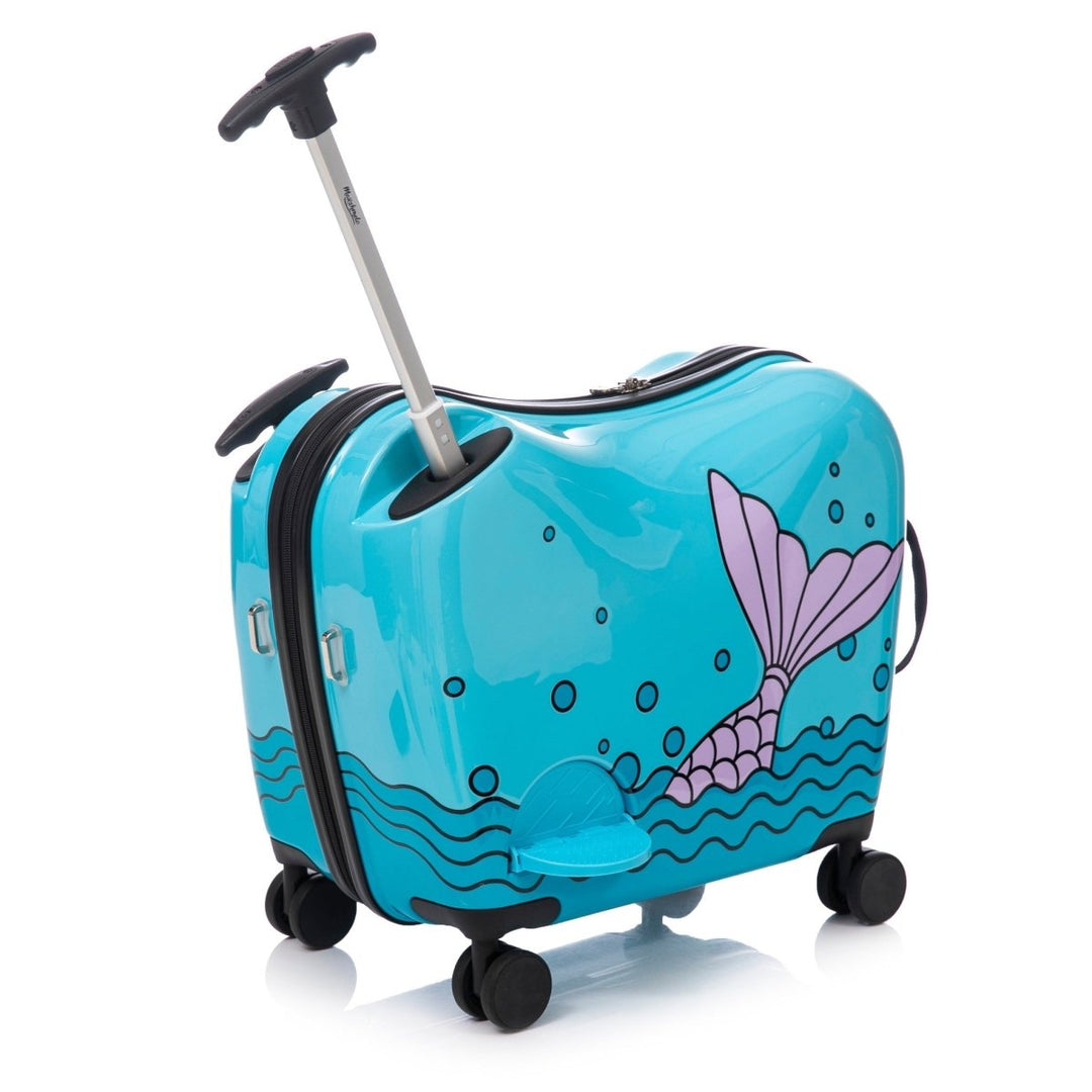 מזוודת ילדים צבעונית ומעוצבת מבית Marshmelo דגם Blue Mermaid - תיק התיקיםMARSHMELOLuggage