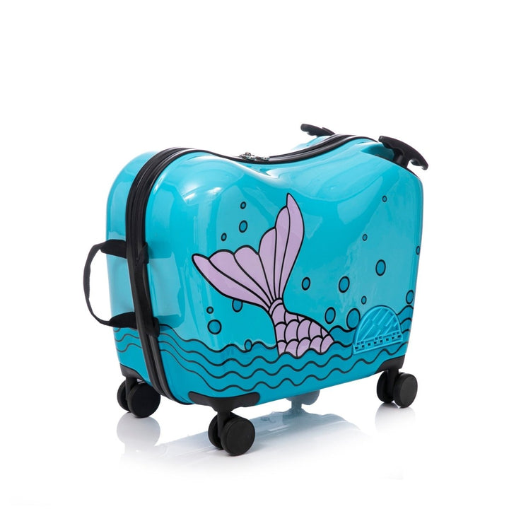 מזוודת ילדים צבעונית ומעוצבת מבית Marshmelo דגם Blue Mermaid - תיק התיקיםMARSHMELOLuggage
