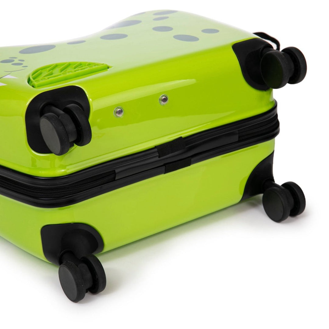 מזוודת ילדים צבעונית ומעוצבת מבית Marshmelo דגם Green Dino - תיק התיקיםMARSHMELOLuggage