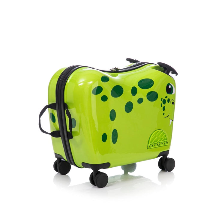 מזוודת ילדים צבעונית ומעוצבת מבית Marshmelo דגם Green Dino - תיק התיקיםMARSHMELOLuggage