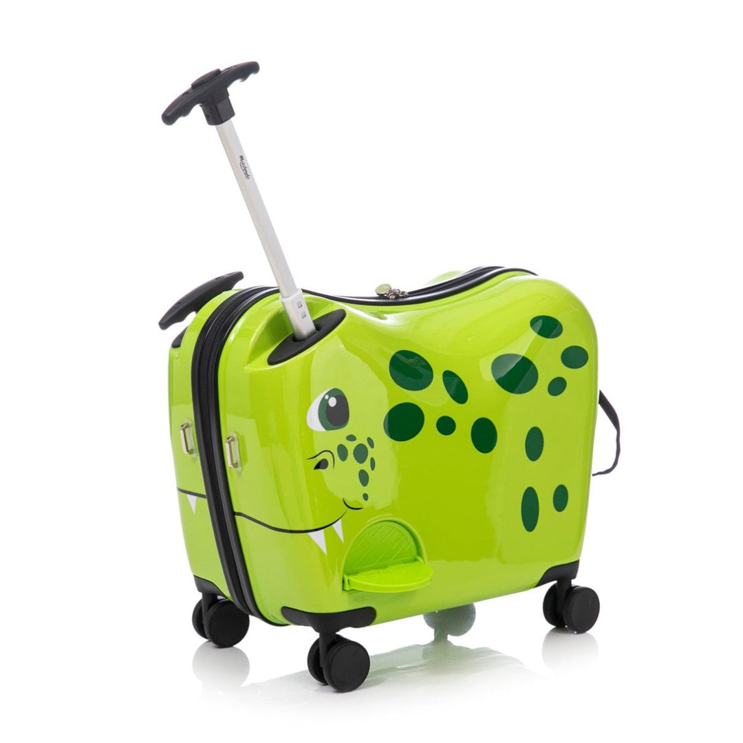 מזוודת ילדים צבעונית ומעוצבת מבית Marshmelo דגם Green Dino - תיק התיקיםMARSHMELOLuggage