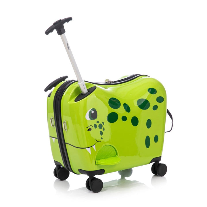 מזוודת ילדים צבעונית ומעוצבת מבית Marshmelo דגם Green Dino - תיק התיקיםMARSHMELOLuggage