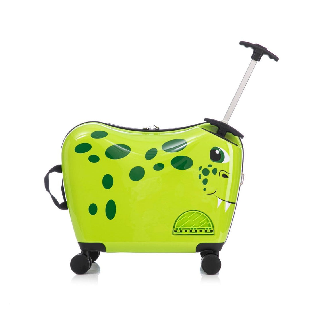 מזוודת ילדים צבעונית ומעוצבת מבית Marshmelo דגם Green Dino - תיק התיקיםMARSHMELOLuggage