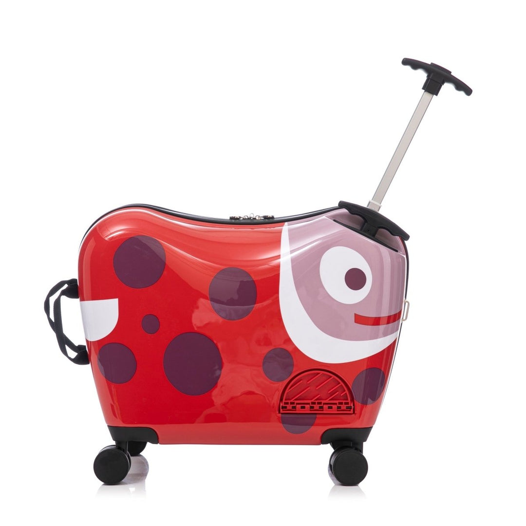 מזוודת ילדים צבעונית ומעוצבת מבית Marshmelo דגם Red Ladybug - תיק התיקיםMARSHMELOLuggage