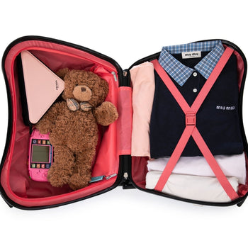 מזוודת ילדים צבעונית ומעוצבת מבית Marshmelo דגם Red Ladybug - תיק התיקיםMARSHMELOLuggage