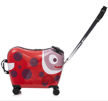 מזוודת ילדים צבעונית ומעוצבת מבית Marshmelo דגם Red Ladybug - תיק התיקיםMARSHMELOLuggage