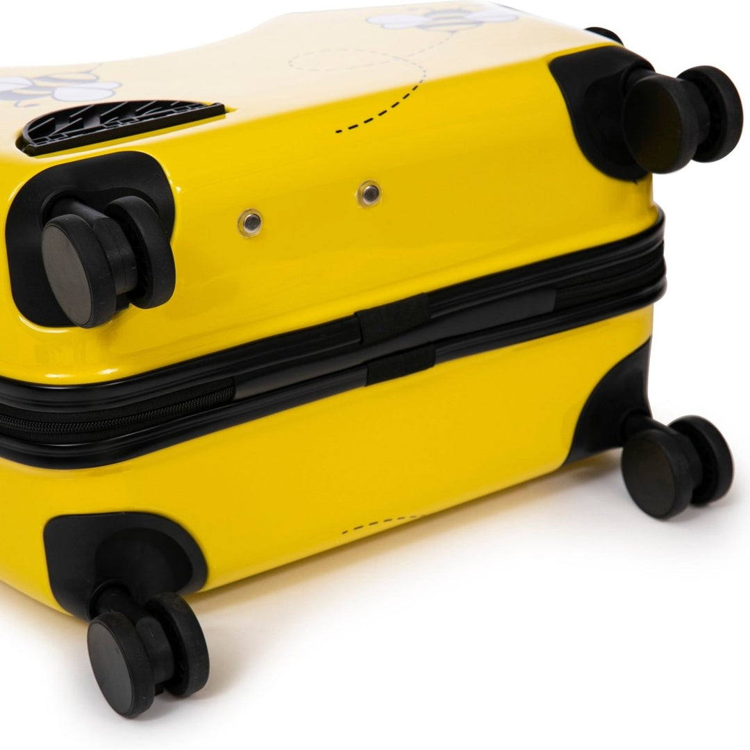 מזוודת ילדים צבעונית ומעוצבת מבית Marshmelo דגם Yellow Bee - תיק התיקיםMARSHMELOLuggage