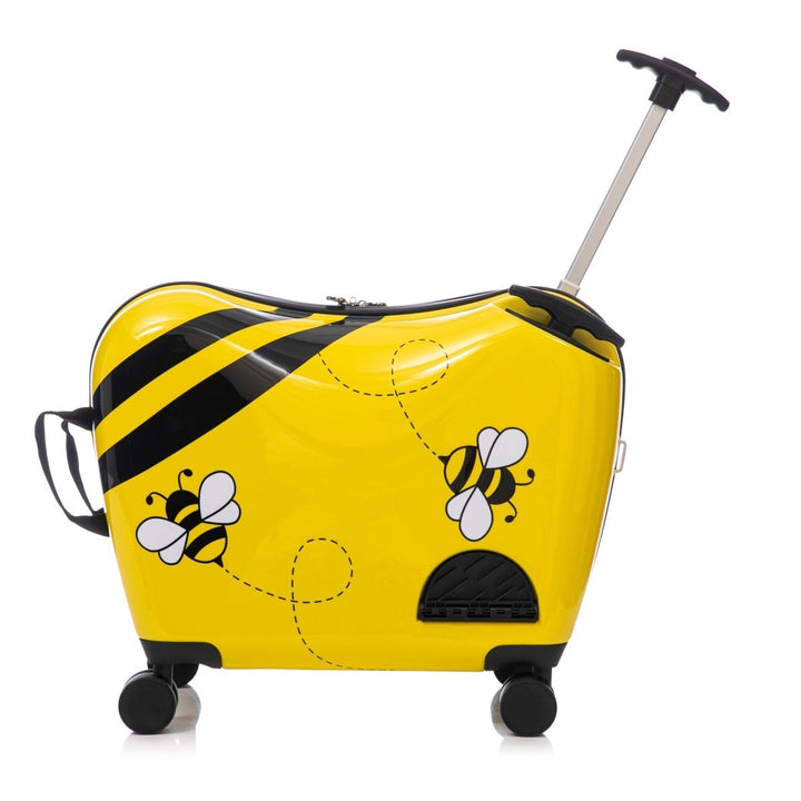 מזוודת ילדים צבעונית ומעוצבת מבית Marshmelo דגם Yellow Bee - תיק התיקיםMARSHMELOLuggage