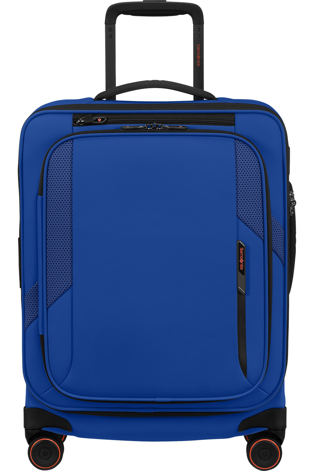Samsonite Glazed מזוודת עלייה למטוס רכה מתרחבת 55 ס״מ - כחול חשמלי