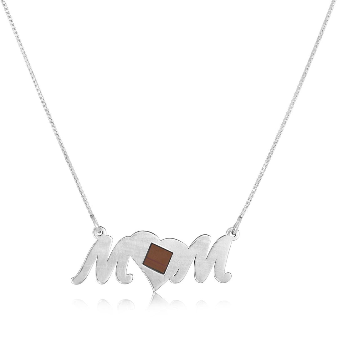 שרשרת MOM עם ננו תנ"ך - תיק התיקיםJerusalem Nano Bible Jewelryחנות "ג'רוזלם ננו תנ"ך" היחיד שמיוצר בישראל