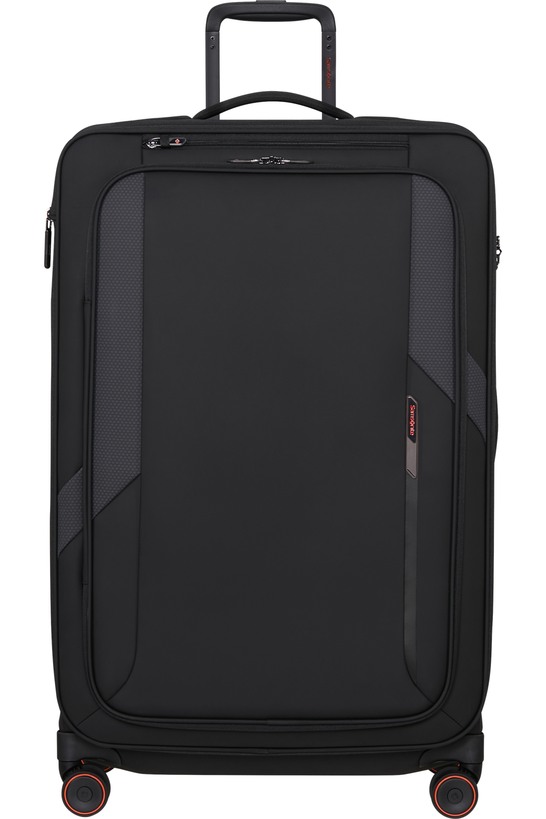 Samsonite Glazed מזוודה רכה מתרחבת גדולה 78 ס״מ - שחור