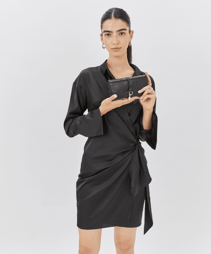 ארנק עור דגם מלניה גדול - תיק התיקיםNeta Sadeארנקי נשים