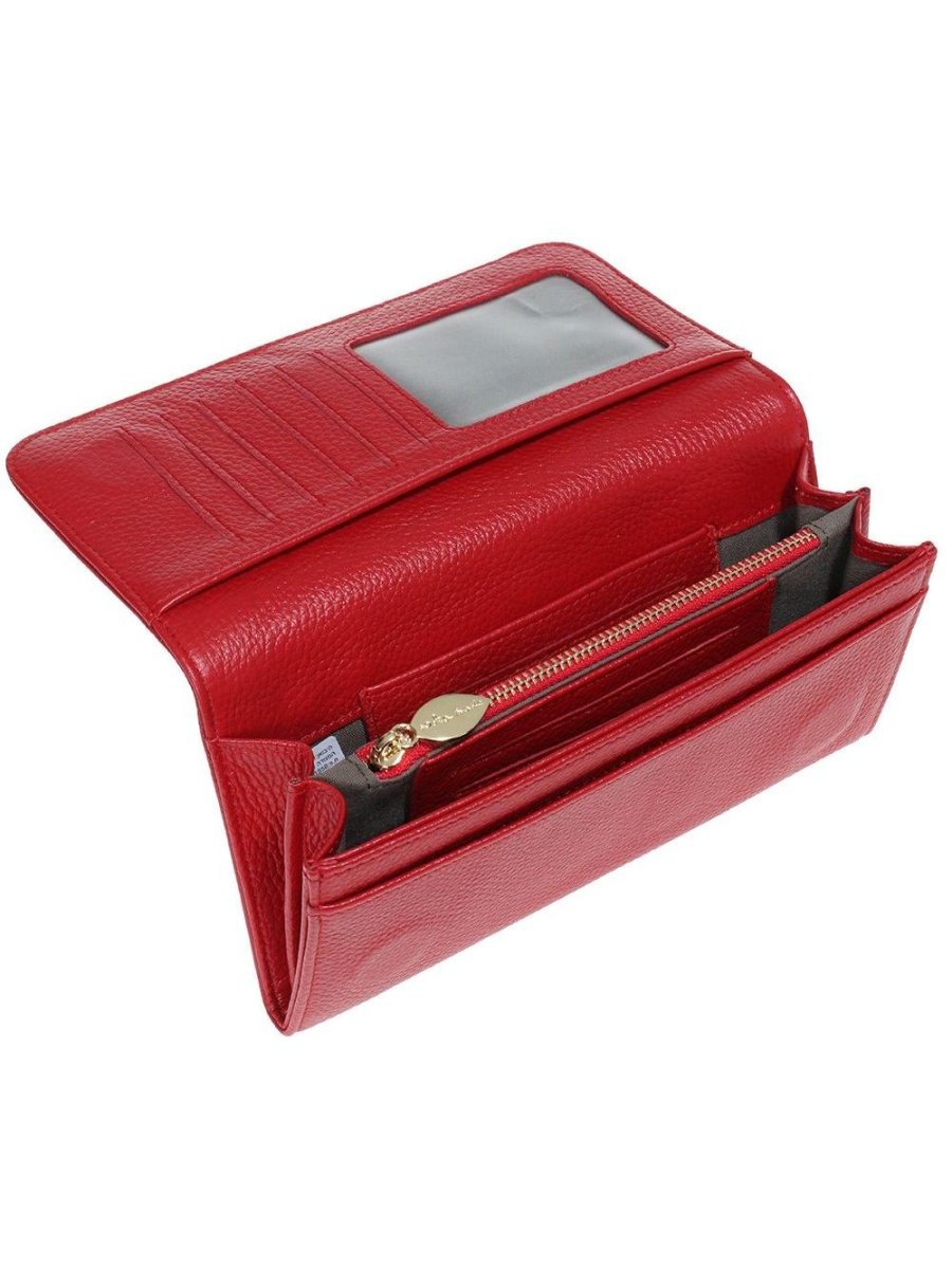 Neta Sade ארנק עור דגם מלניה גדול - תיק התיקיםנטע שדהנשים