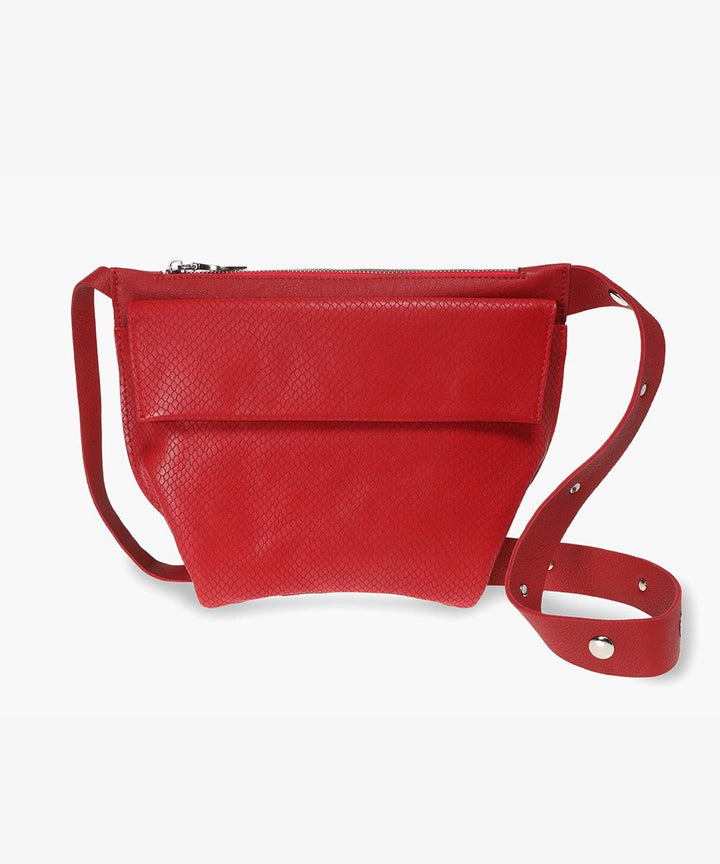 Neta Sade תיק פאוץ' מעור דגם עין שמר טקסטורה - תיק התיקיםנטע שדהנשים