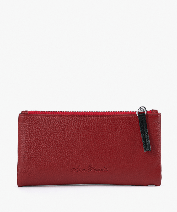 ארנק עור דגם אפרול - תיק התיקיםNeta Sadeארנקי נשים