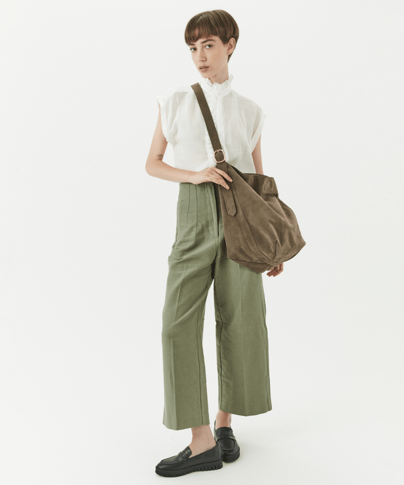 תיק צד מעור שק מנטה - תיק התיקיםNeta Sadeתיקי צד לנשים