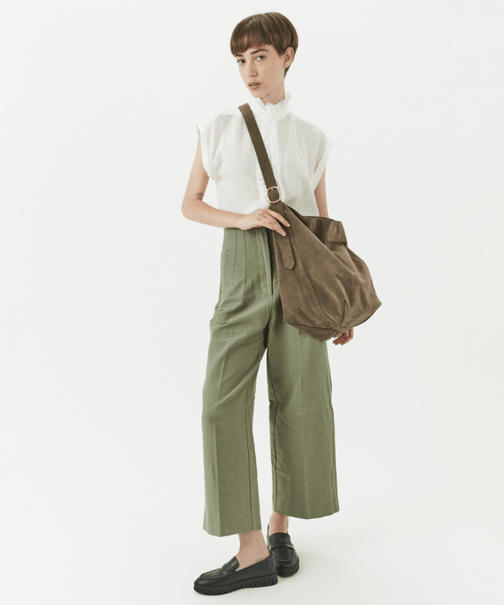 תיק צד מעור שק מנטה - תיק התיקיםNeta Sadeתיקי צד לנשים