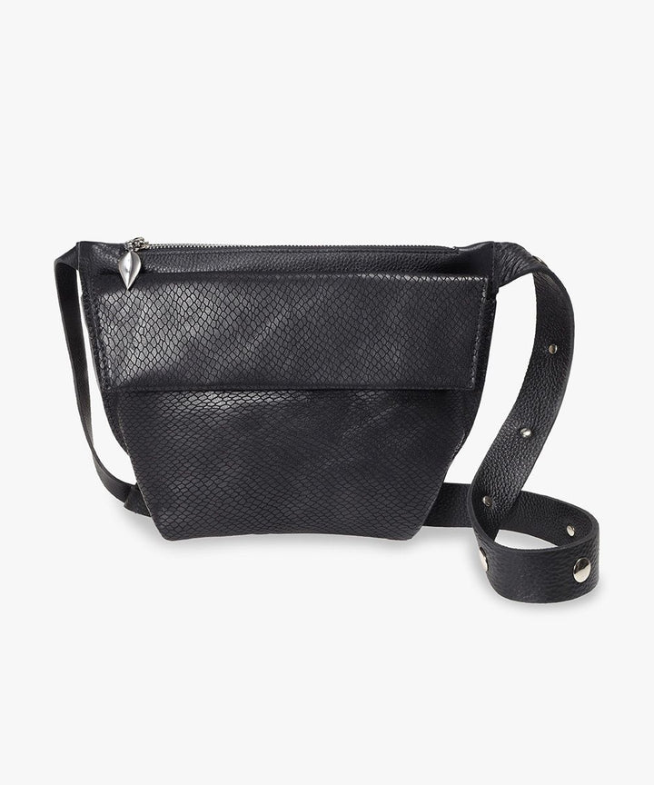 Neta Sade תיק פאוץ' מעור דגם עין שמר טקסטורה - תיק התיקיםנטע שדהנשים