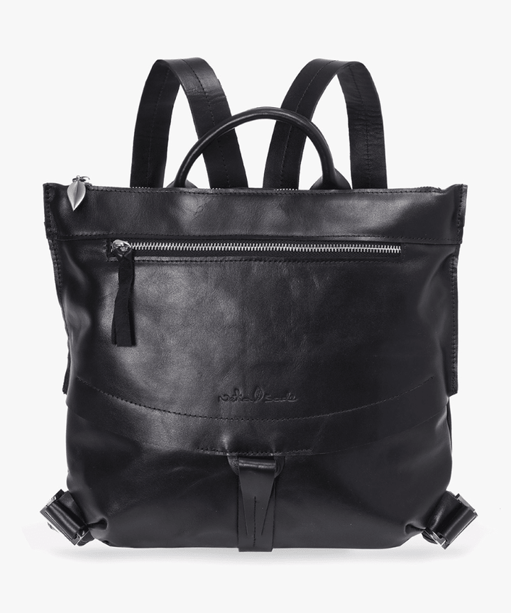 תיק גב מעור דגם נואר - תיק התיקיםNeta Sadeתיקי גב לנשים