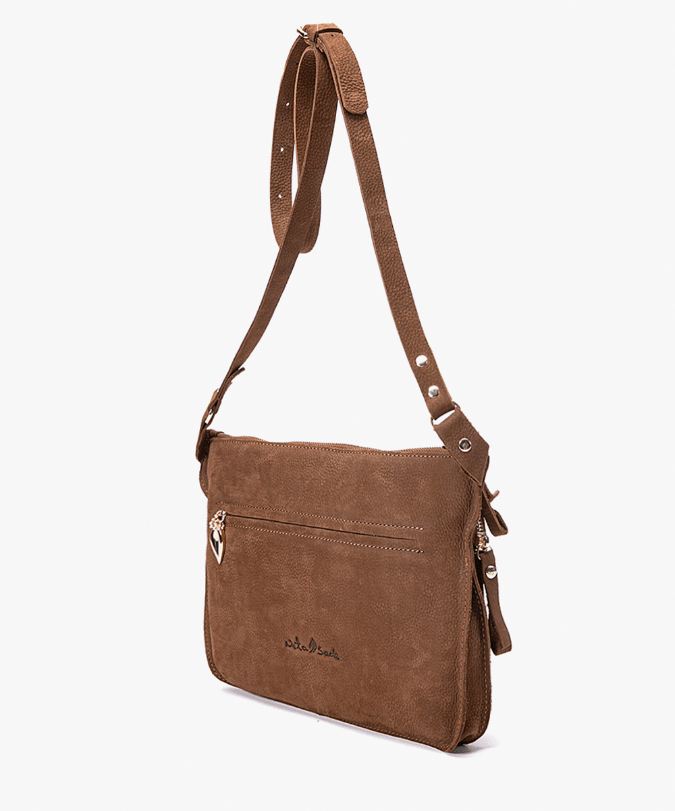 תיק פאוץ' מעור דגם מודיליאני - תיק התיקיםNeta Sadeתיקי צד לנשים